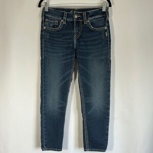 Silver Jeans Co. Suki Mid Capri Cropped Denim